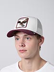 Бейсболка GOORIN BROTHERS арт. 101-2968 (бордовый / белый)